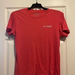 Columbia Men's Vibrant Red Short Sleeve Tee